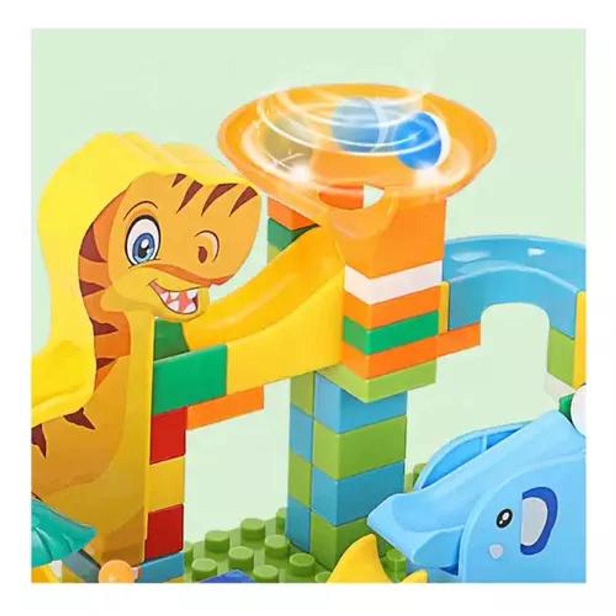 GENERICO - Juego de bloques de construcción con toboganes 200 pcs