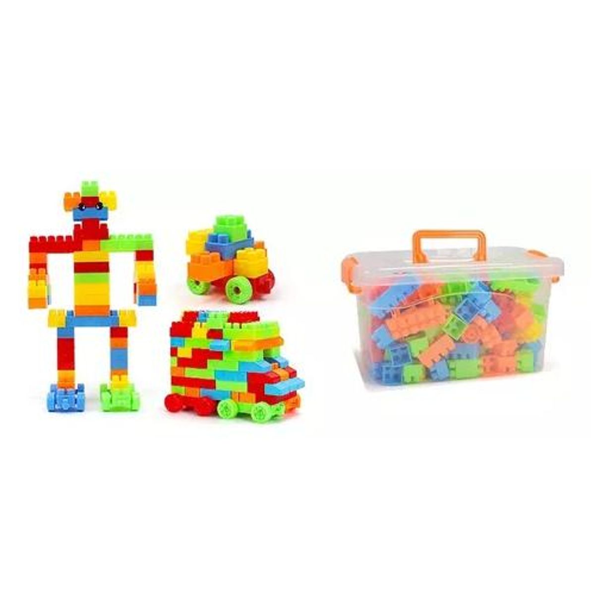 GENERICO - Pack de 150 pcs juguetes de bloques de construcción