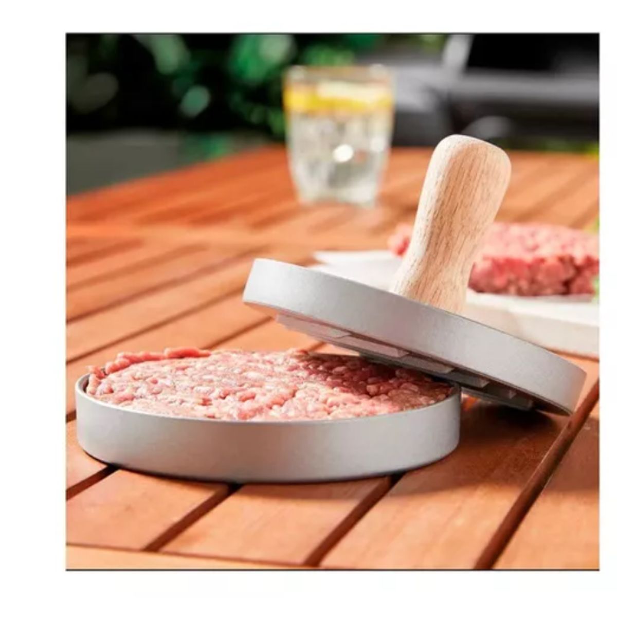 GENERICO - Molde Prensa Para Hamburguesa Carne Burguer 115cm X 2cm