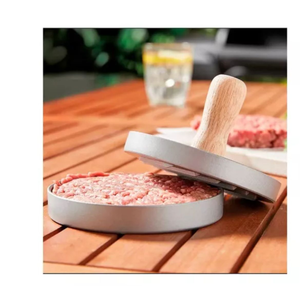 GENERICO - Molde Prensa Para Hamburguesa Carne Burguer 115cm X 2cm