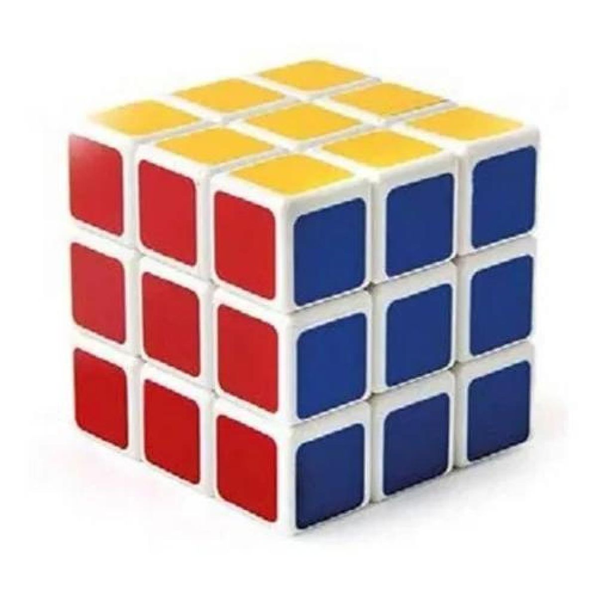 GENERICO - Cubo didáctico Rubik con estructura blanca