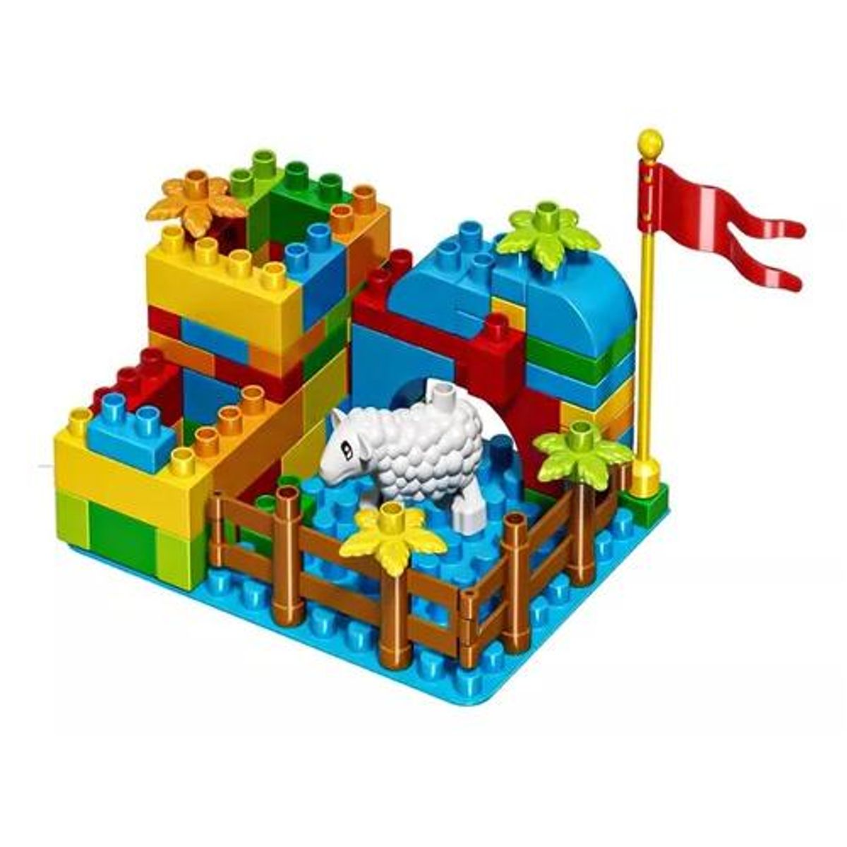 GENERICO - Bloques de construcción granja juego didáctico 88 pcs