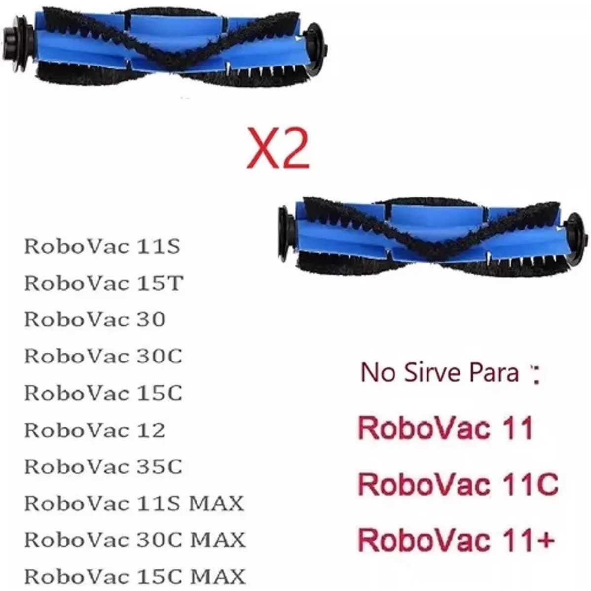 GENERICO - Rodillo Para  Aspiradora Eufy Rovobac