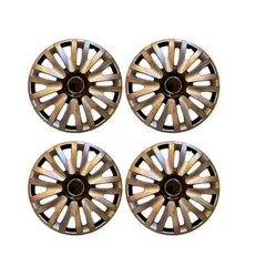 GENERICO - X4 Tapa Rueda Aro 16 Auto Tuning Deportivo Gis-negro