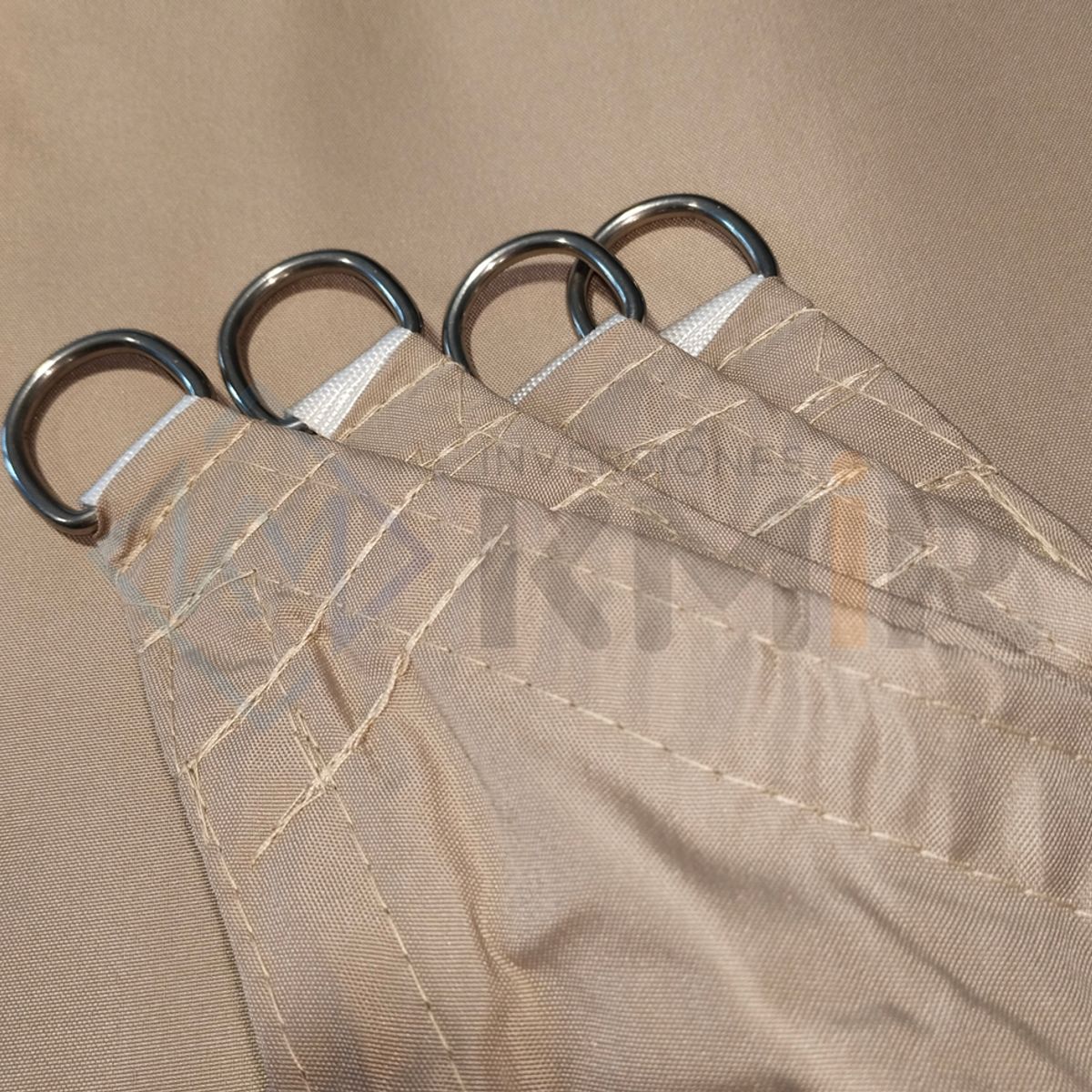 GENERICO - Toldo Sombra 4x6 100% Impermeable Caqui Con Kit