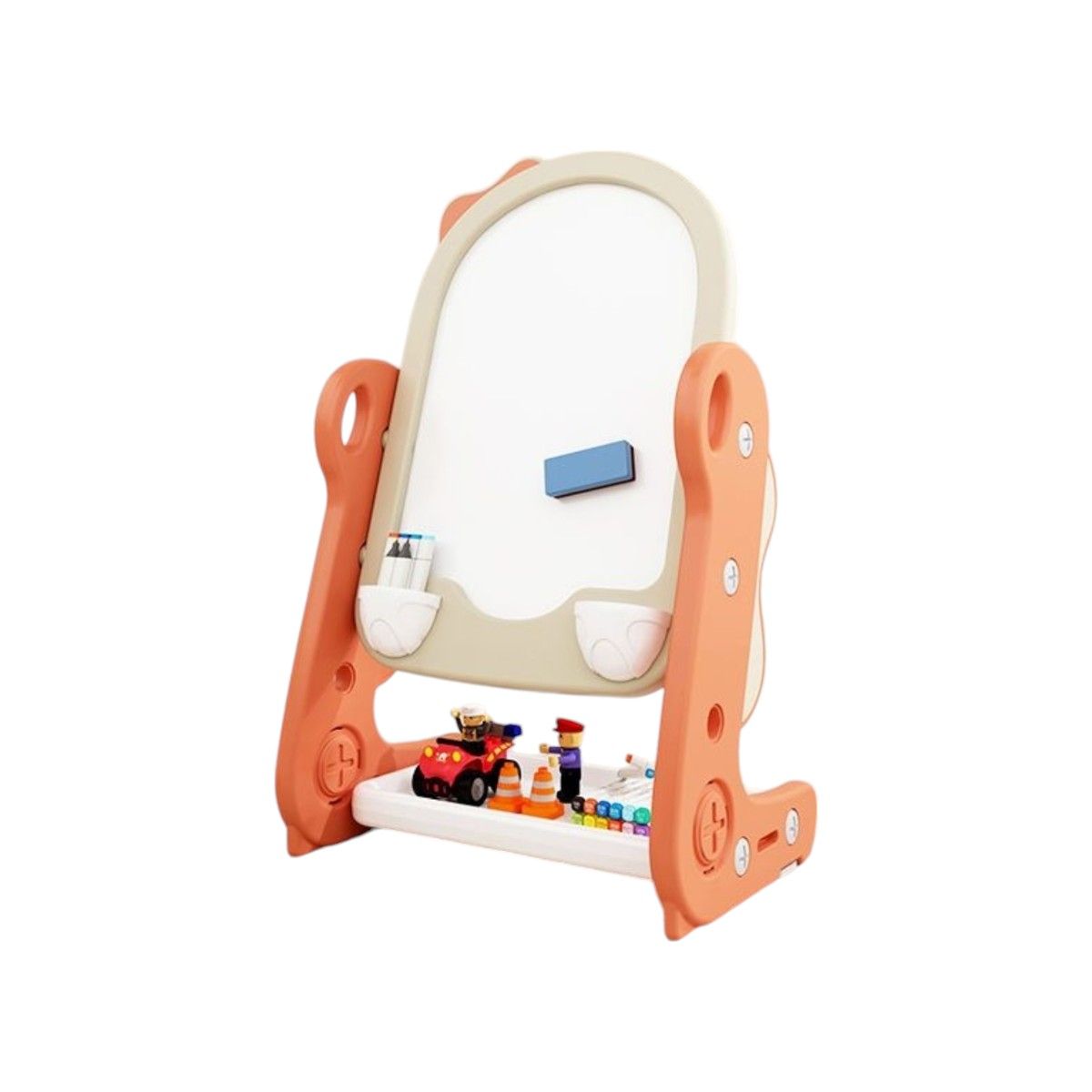 LUBABYCAS - Pizarra Atril Regulable Plumón Con Accesorios LuBabycas