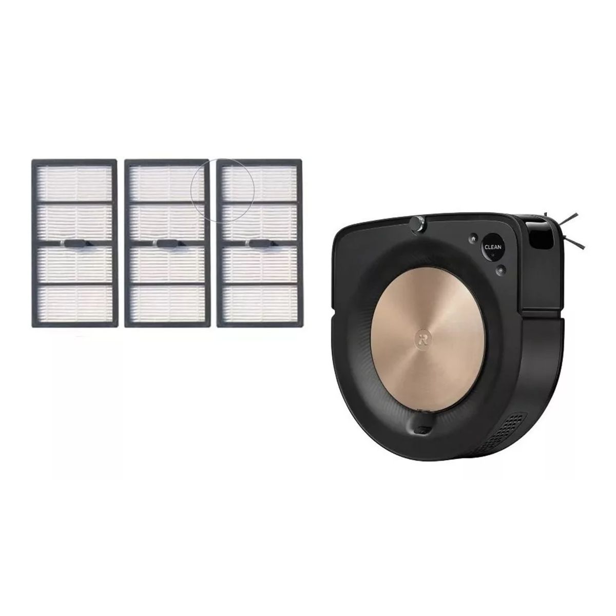 GENERICO - Repuesto Filtro Para Irobot Roomba S9 Pack 3un