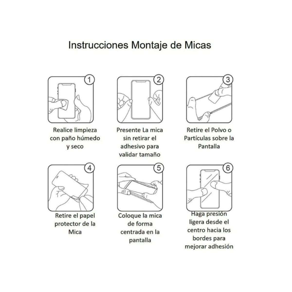 GENERICO - Pack 4 Láminas Mica De Vidrio Templado Pantalla Para iPhone 16