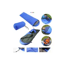 GENERICO - Saco De Dormir Camping Con Gorro Playa cabaña Blue