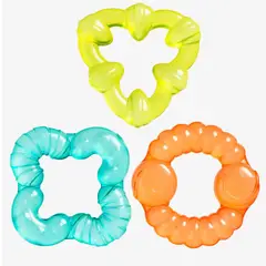 PLAYGRO - Tripack Mordedores de Agua Bumpy Gums