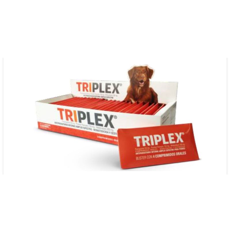 GENERICO - Caja Triplex antiparasitario interno 100 comprimidos