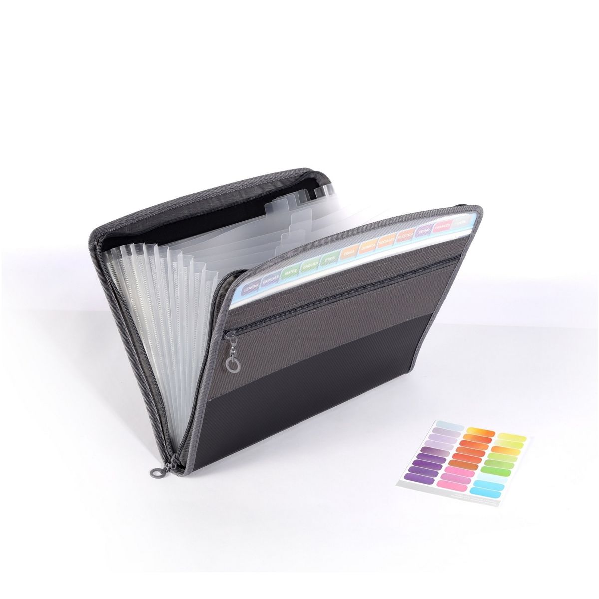ATURE - Bolsa Carpeta De Documentos Archivos Con Doble Cremallera