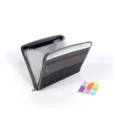GENERICO - Bolsa Carpeta De Documentos Archivos Con Doble Cremallera