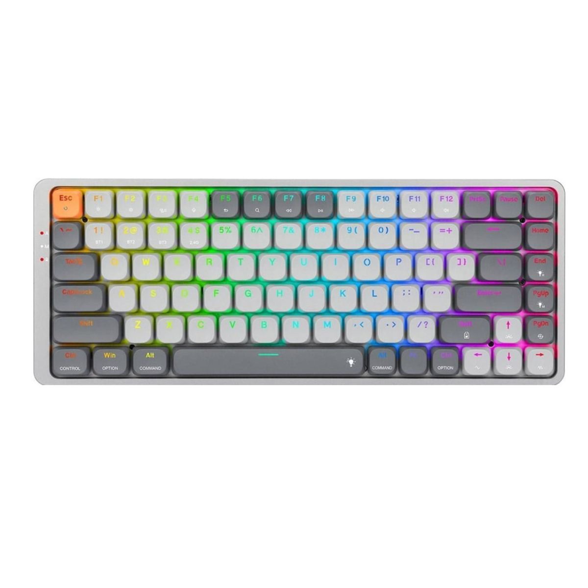 REDRAGON - Teclado Gamer Inalámbrico Redragon Azure K652gg Rgb Pro Red