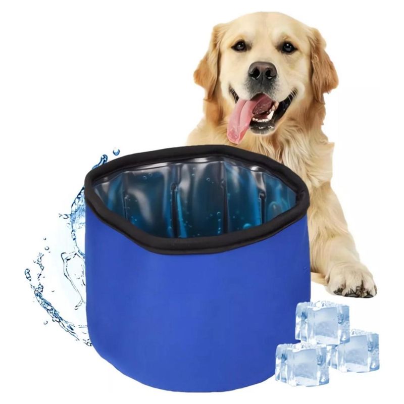 GENERICO - Bebedero Tazon Gel Refrescante 295ml Para Mascotas