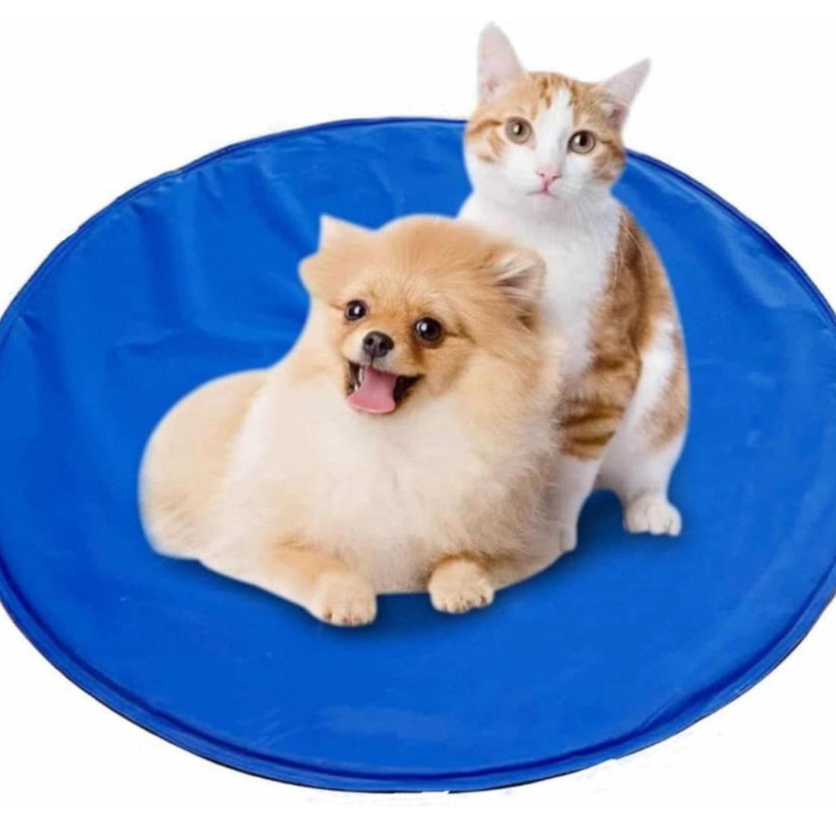 GENERICO - Manta Alfombrilla Refrescante Redonda Para Mascotas 80cm