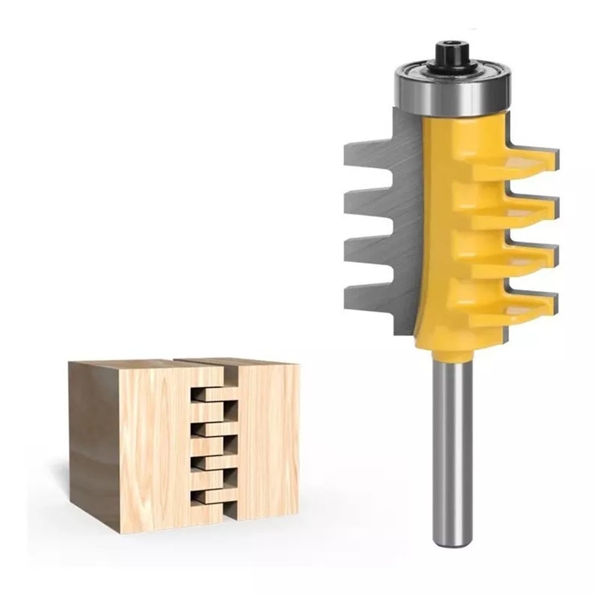 GENERICO - Fresa Madera Espigadora Machimbrado Vástago   ¼ X 38.1 mm