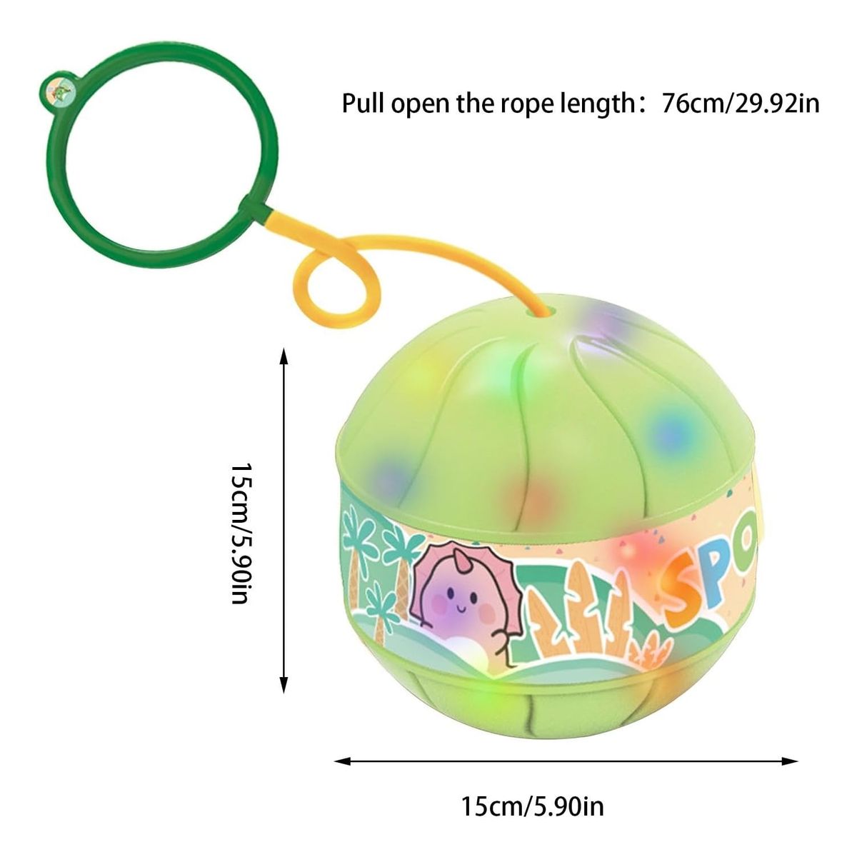 ATURE - Pelota Rebotadora Con Anillo De Pie Para Niños Juguetes