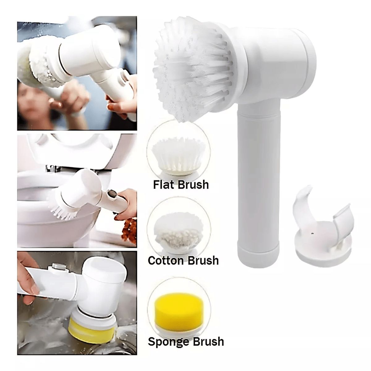 GENERICO - Cepillo De Limpieza Electrico Limpiador