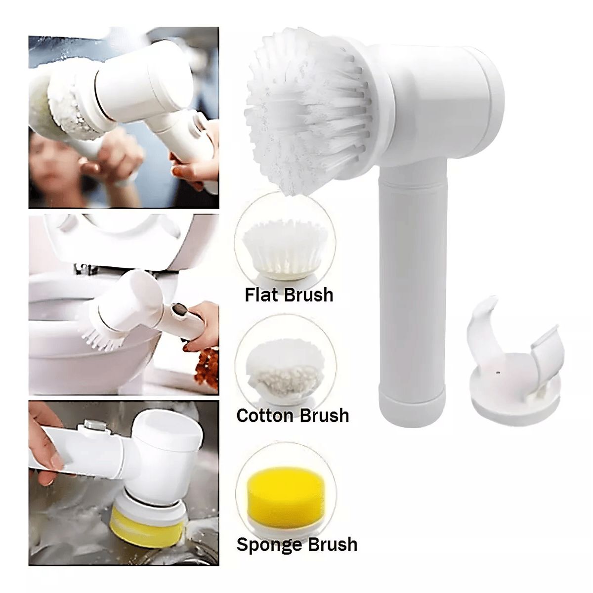 GENERICO - Cepillo De Limpieza Electrico Limpiador