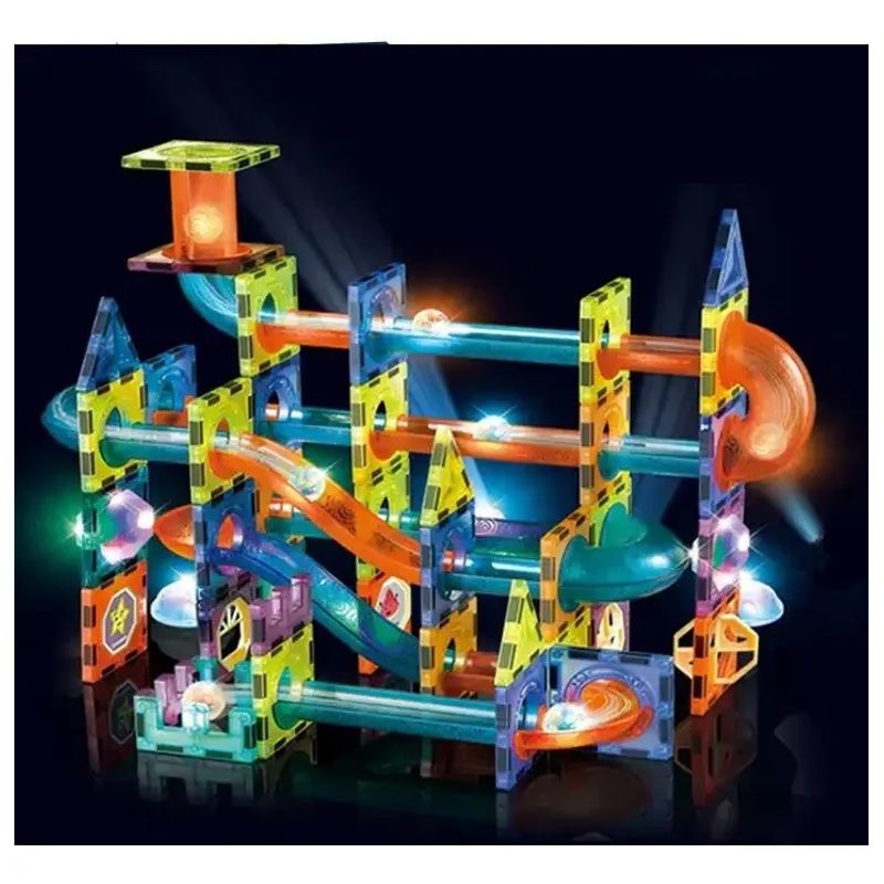 GENERICO - Juguete De Bloques Magnéticos Luminosos +100 pcs