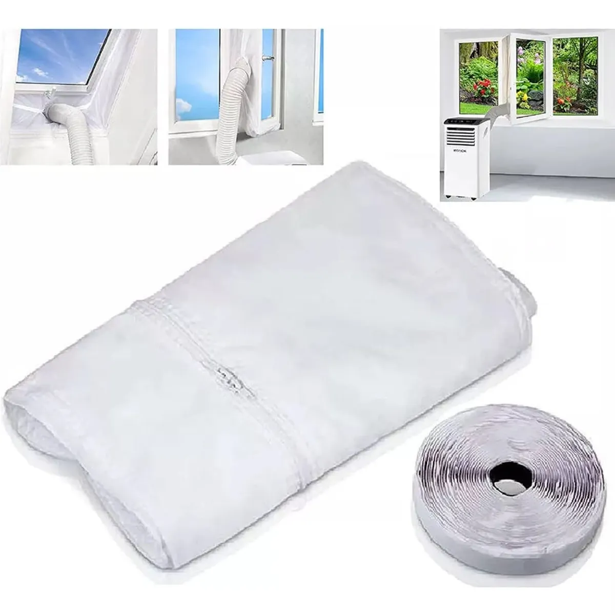 KUANGYE - Sello Tela Ventana de Aire Acondicionado Portátil