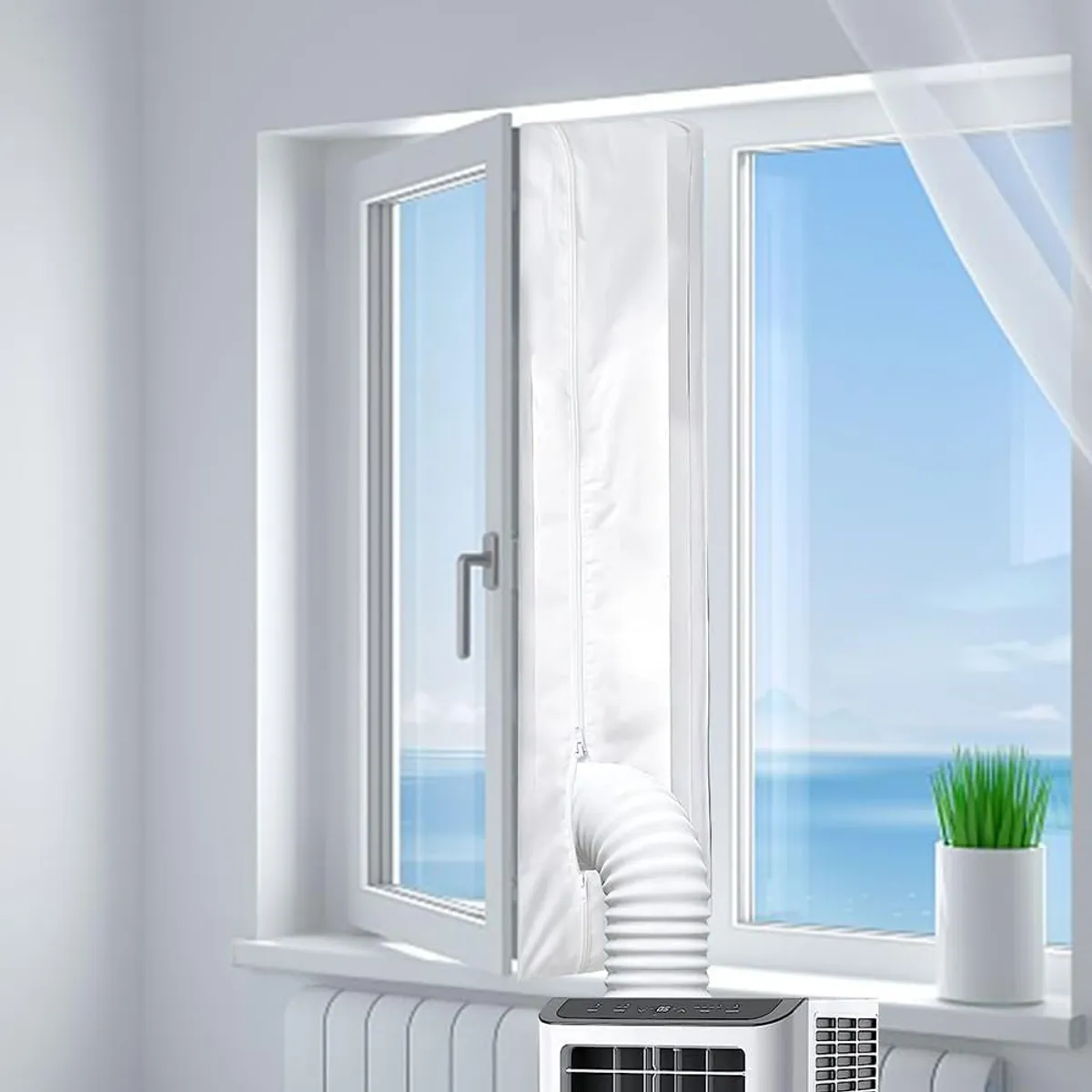 KUANGYE - Sello Tela Ventana de Aire Acondicionado Portátil