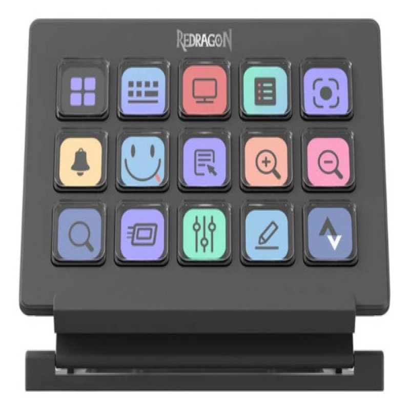 REDRAGON - Botonera Streaming Redragon Streamcraft Ss5500 15 Botones
