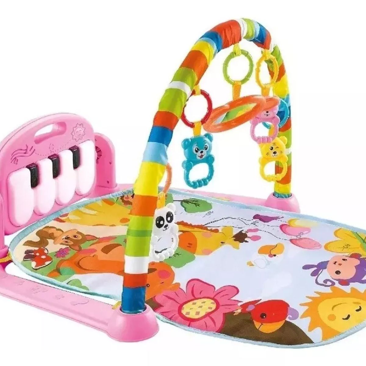 GENERICO - Alfombra Gimnasio Con Piano Musical Para Bebe