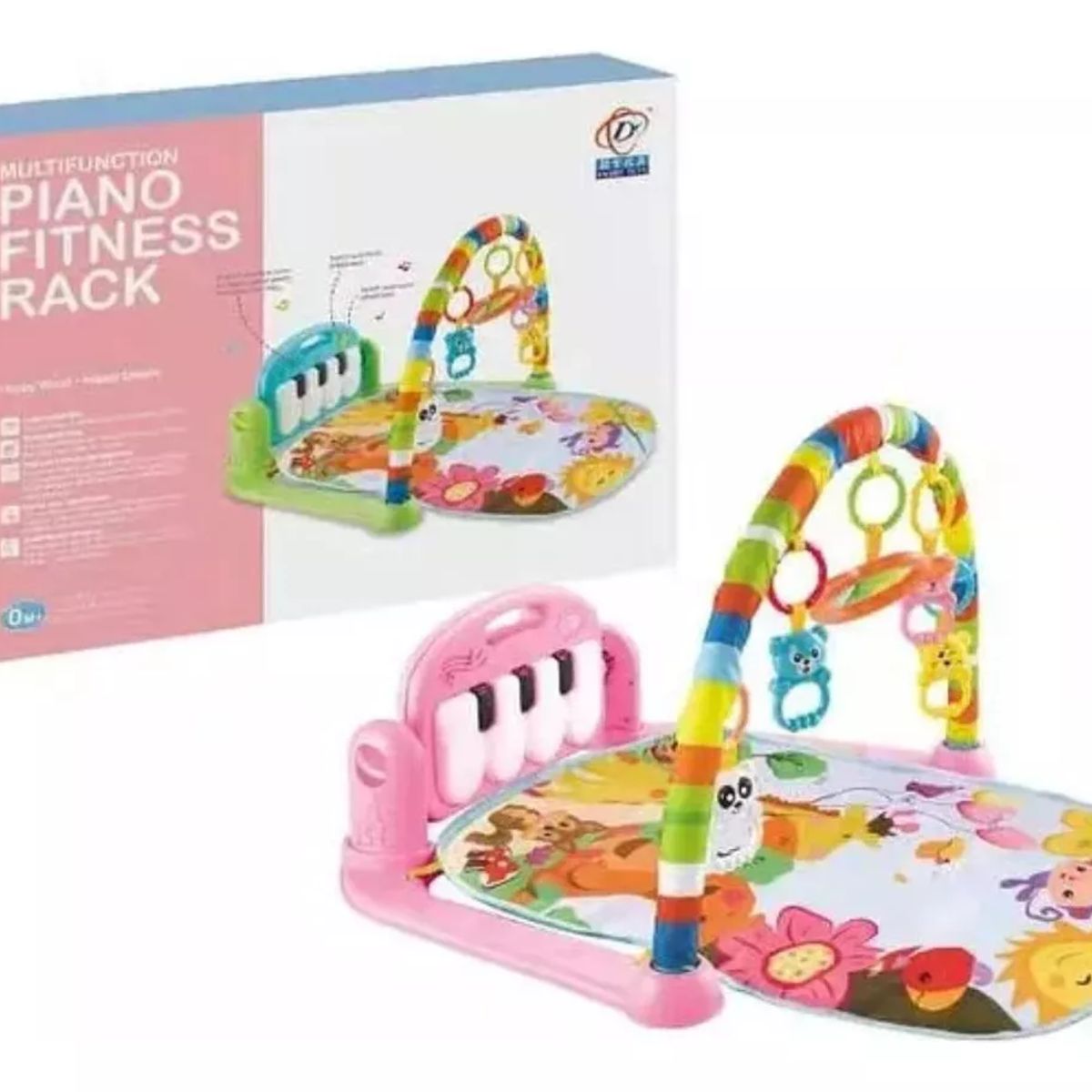 GENERICO - Alfombra Gimnasio Con Piano Musical Para Bebe