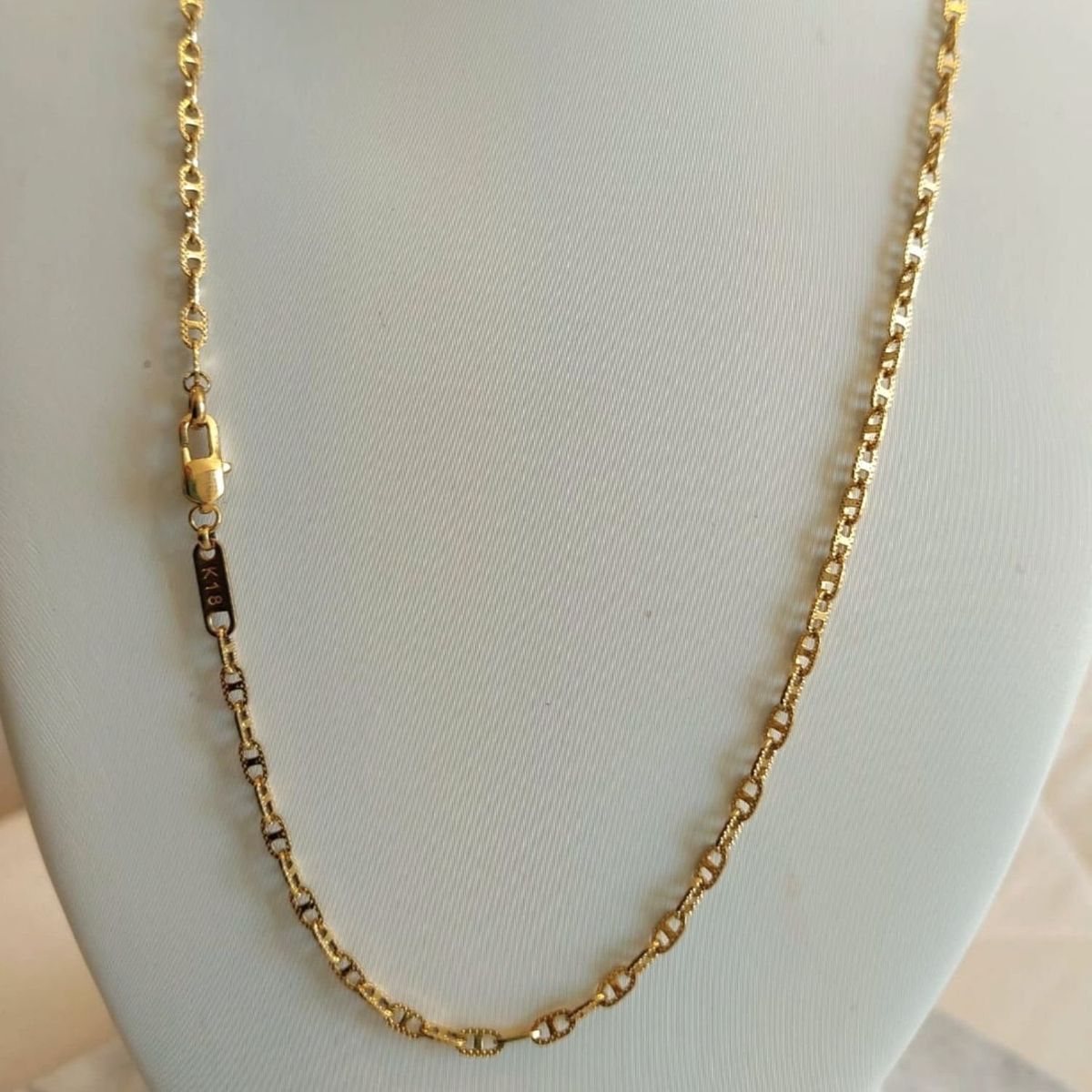 GENERICO - Cadena ORO LAMINADO 18K Tejido ANCLA