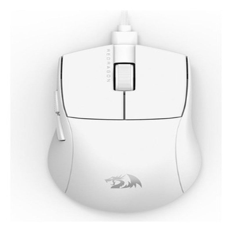 REDRAGON - Mouse Redragon Ultra Light K1ng M724 1k Hz Blanco Cableado