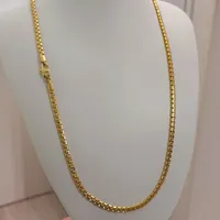 Cadena ORO LAMINADO 18K Tejido ESCALERA