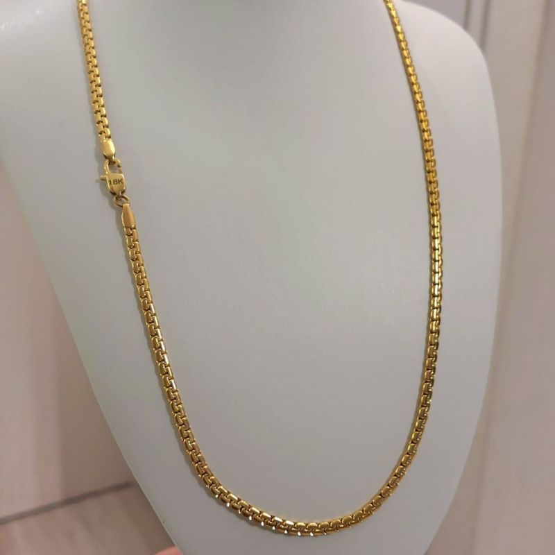 GENERICO - Cadena ORO LAMINADO 18K Tejido ESCALERA