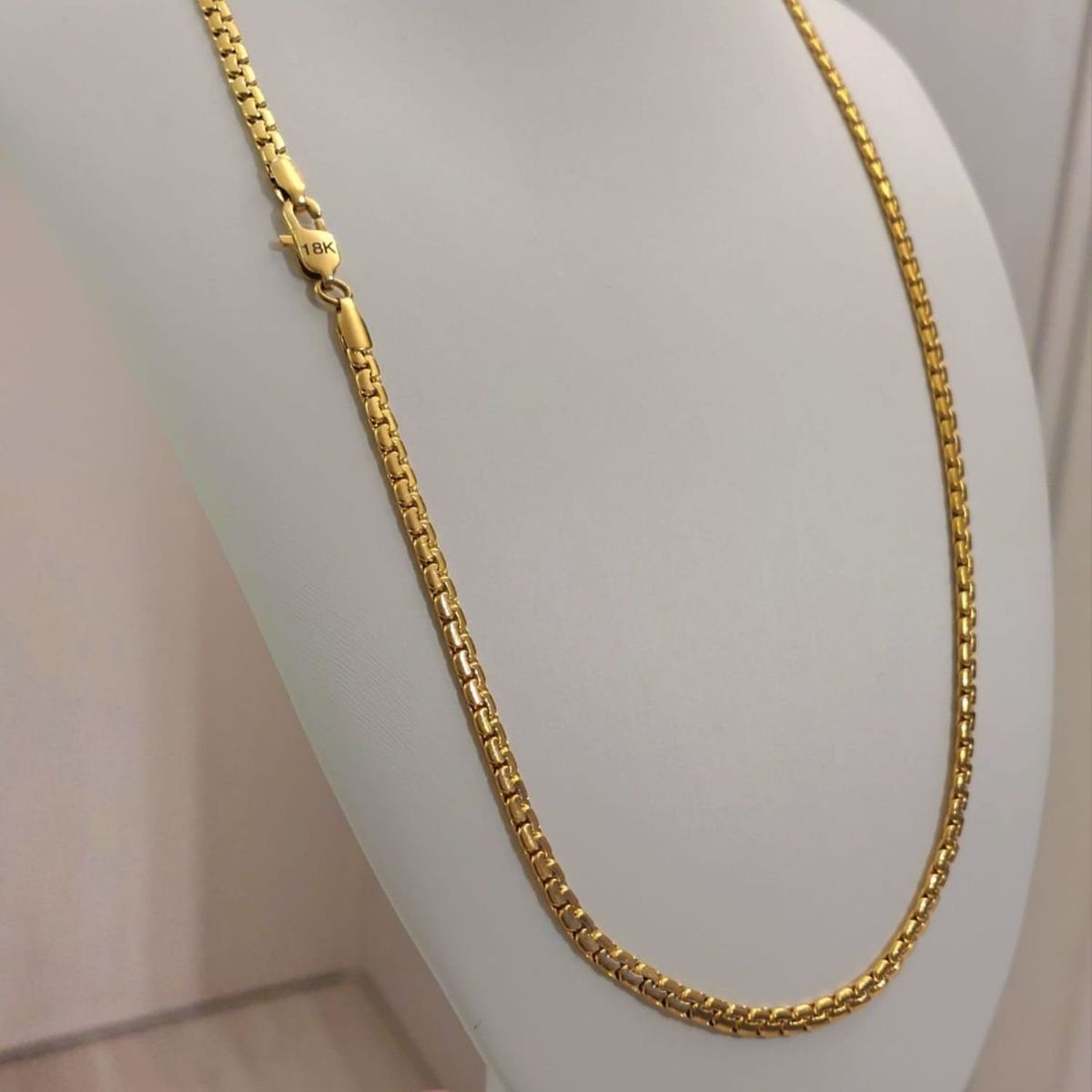GENERICO - Cadena ORO LAMINADO 18K Tejido ESCALERA