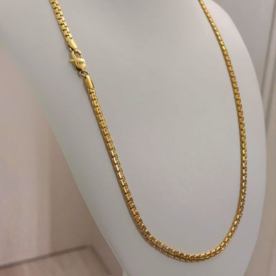 Imagen 2 del producto Cadena ORO LAMINADO 18K Tejido ESCALERA