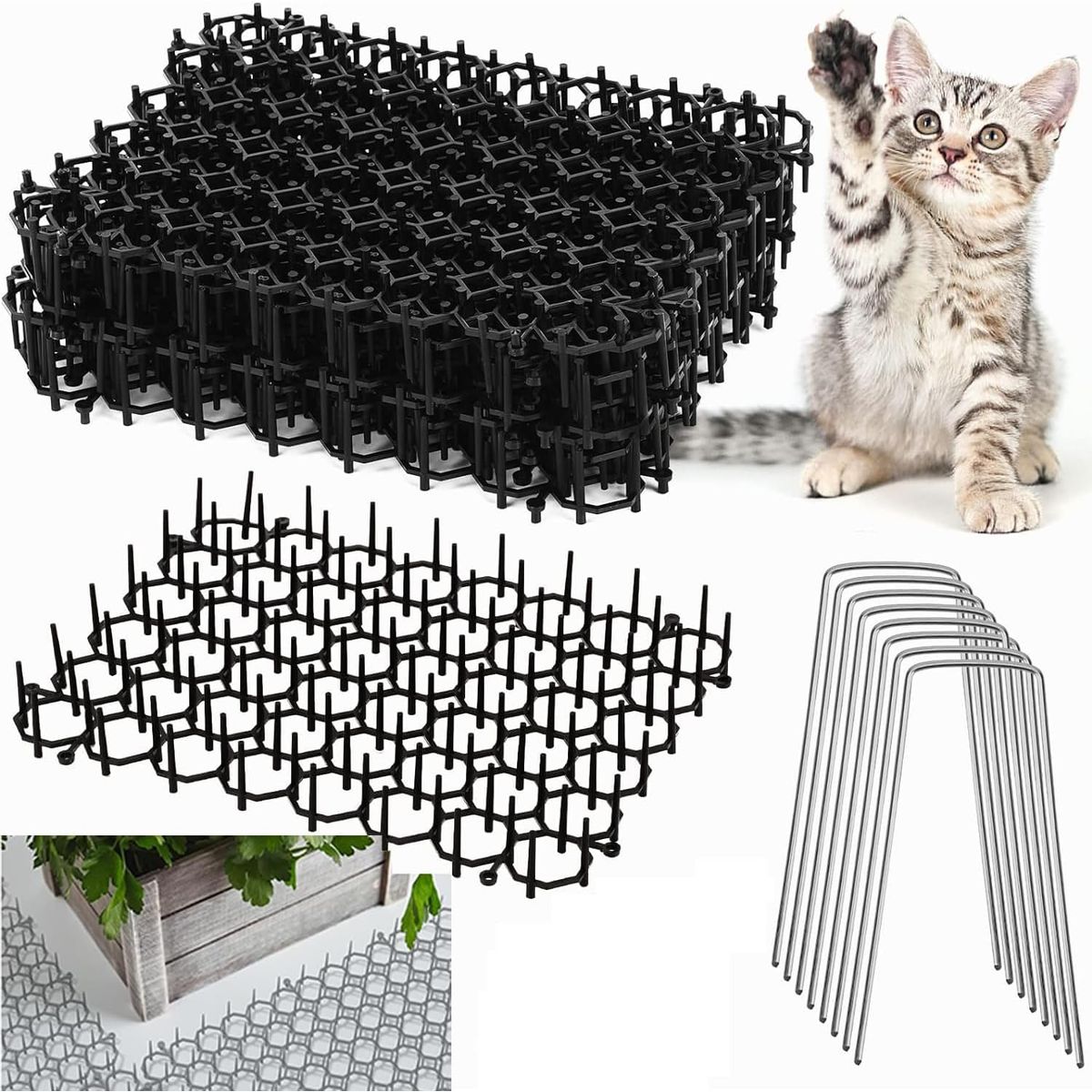 KUANGYE - Alfombrillas Tapetes Para Gatos Con Púas 50cm X 29cm