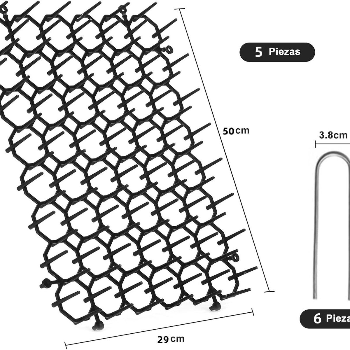 KUANGYE - Alfombrillas Tapetes Para Gatos Con Púas 50cm X 29cm