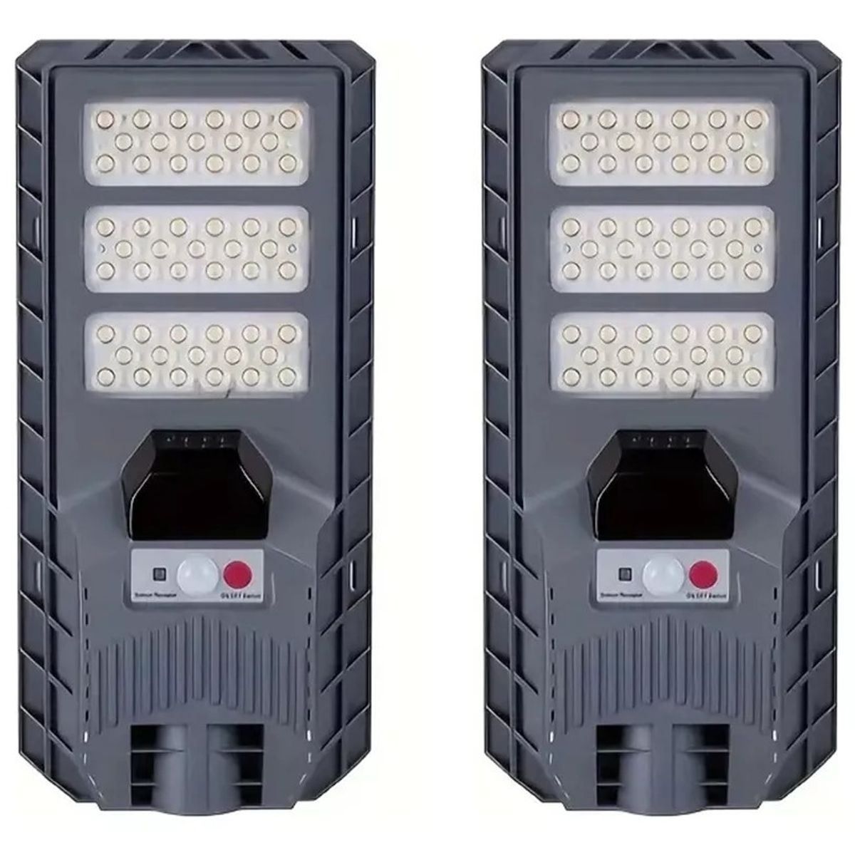 KUANGYE - Pack 2 Foco Solar 300w Recargable Ip65 Sensor M Y Control R.