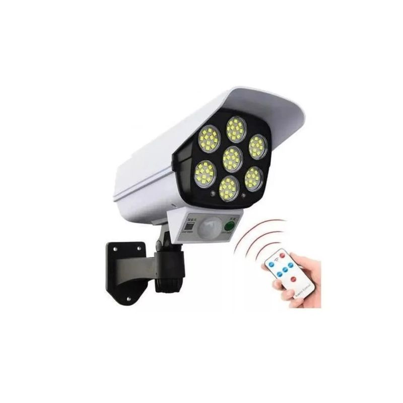 GENERICO - Focos Solares Tipo Camara Reflector Solar Led Focos Solares Blanco