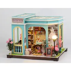 TIOZONEY - Kit de casa en miniatura para bricolaje LED