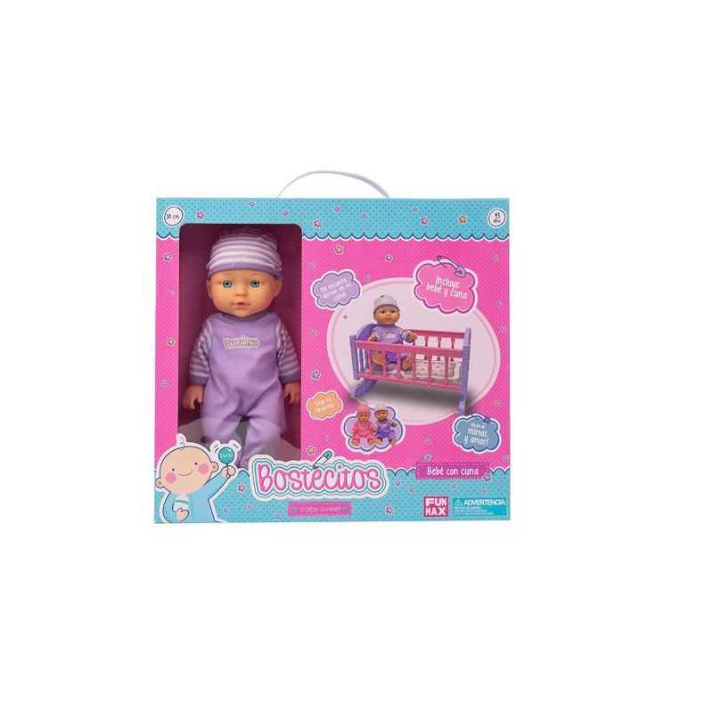 GENERICO - Muñeca Bebe De Juguete Bostecitos Con Unicornio  Pink