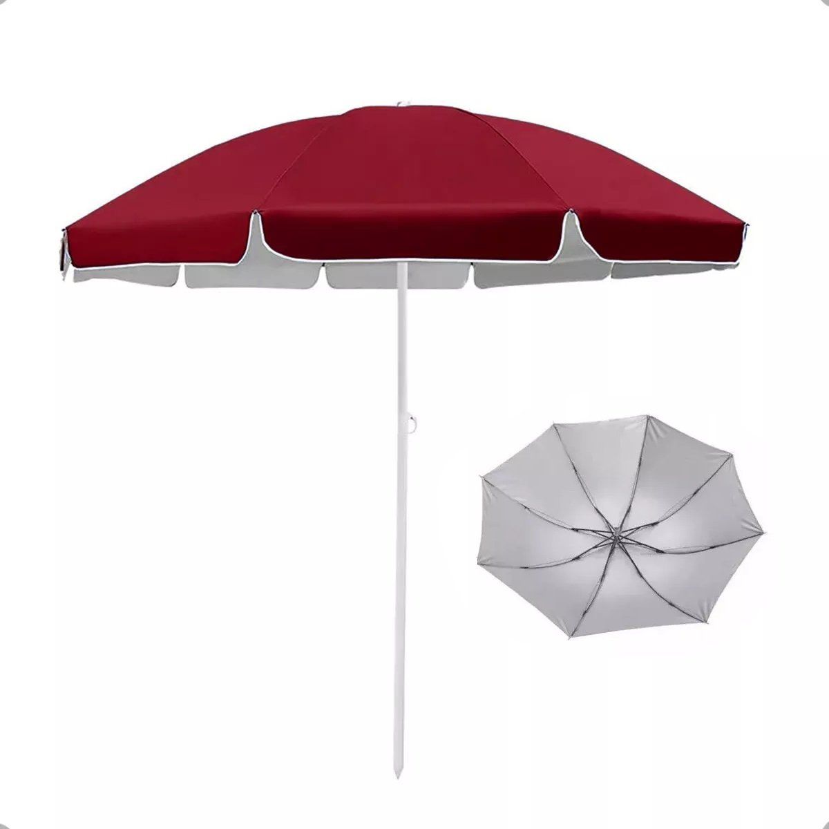 GENERICO - Paraguas Sombrilla Quitasol Filtro Uv Playa Bordo 160cm