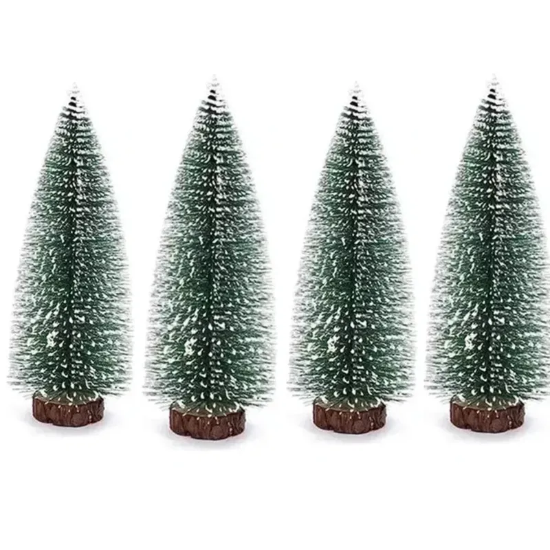GENERICO - Mini Árbolito X4 Navideño Pequeño Adornos Navidad 25CM