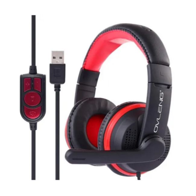 OVLENG - Audífono gamer USB para PC