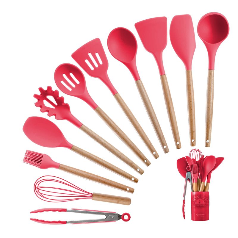GENERICO - SET UTENSILIOS DE COCINA 12 PCS  HOMEMART