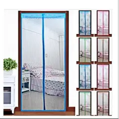 GENERICO - Malla Mosquitera Para Puertas / Sin Caja 2 Mallas 90 x 210 cm