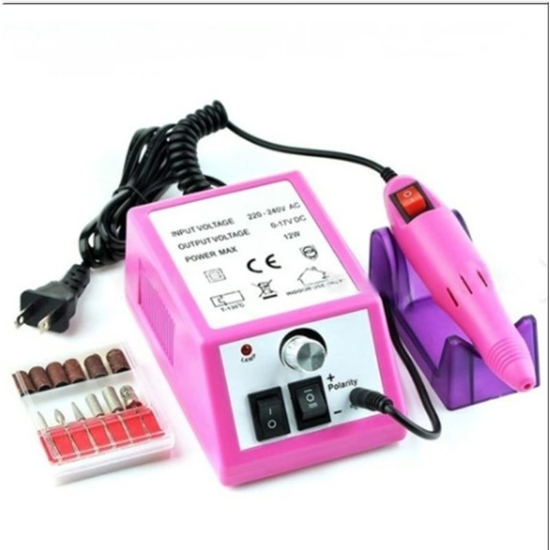 GENERICO - Set Torno Profesional Para Uñas Acrílicas Manicure Pedicure