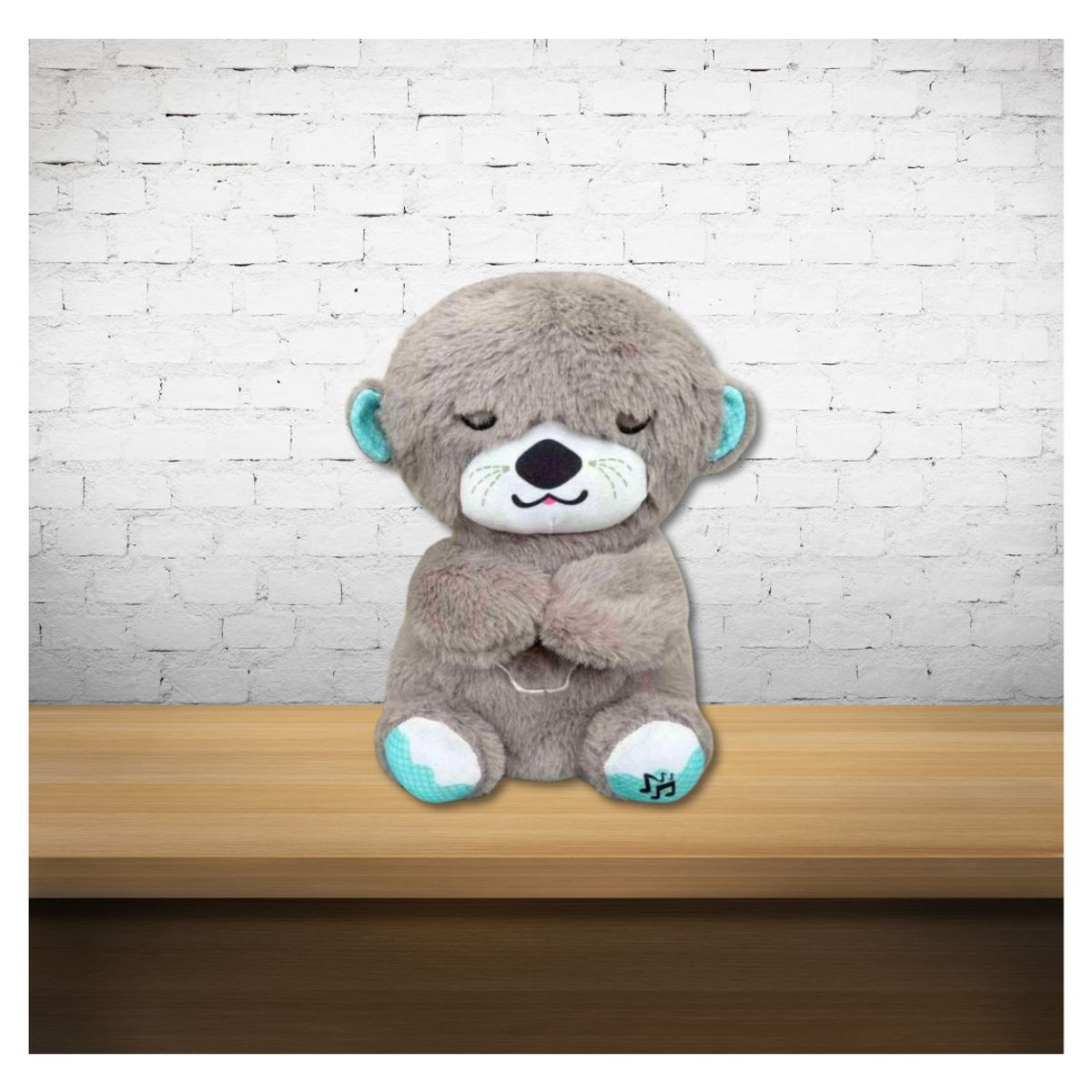 GENERICO - Peluche Nutria Musical Con Movimientos y Luces Para Bebés