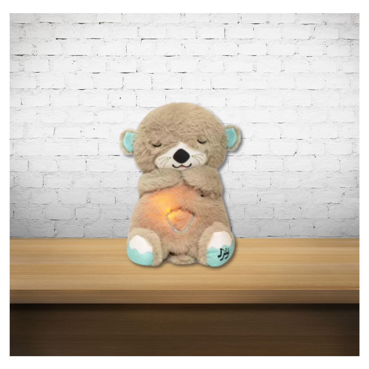 GENERICO - Peluche Nutria Musical Con Movimientos y Luces Para Bebés